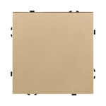 Выключатель кнопочный 1-клавишный 10А/250В, золотой Kollinger Eclipse EC-006GD