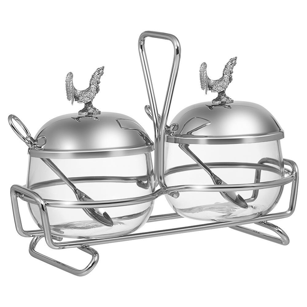 ЕМКОСТЬ ДЛЯ ХРАНЕНИЯ ДВОЙНАЯ LEFARD СЕРИЯ "ОХОТА" 320МЛ/320МЛ С ЛОЖКАМИ