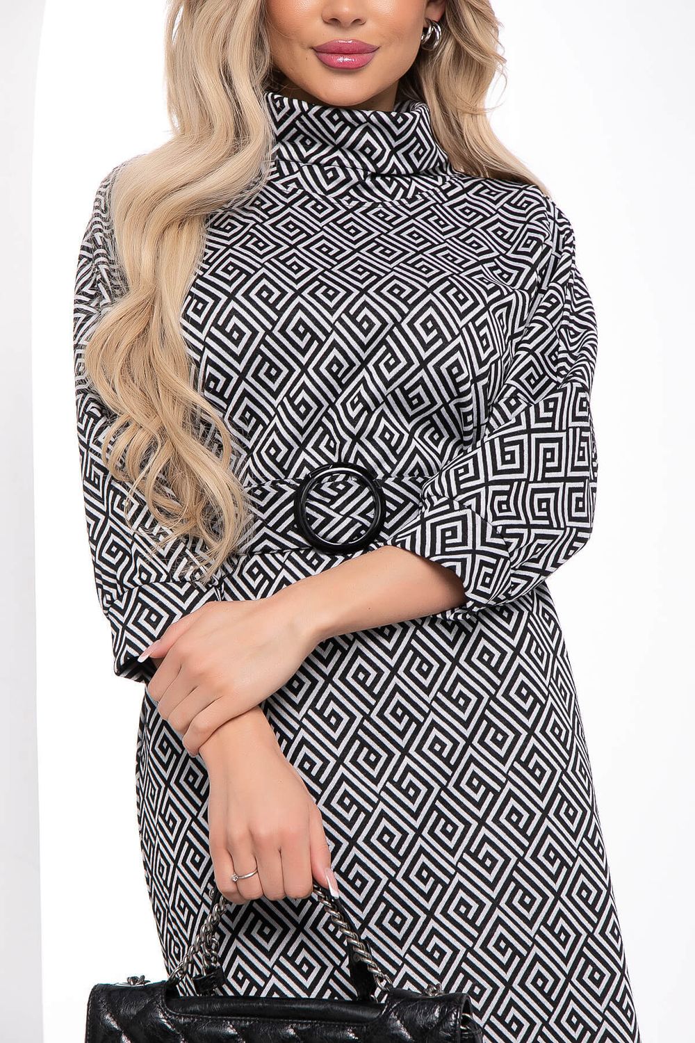 Платье Эльвира (черно-белое) П11066 LT Collection