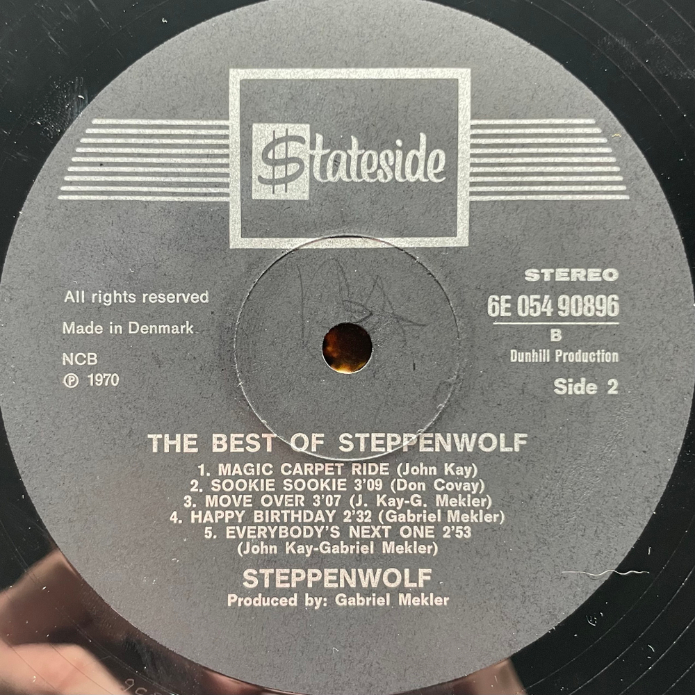 Steppenwolf- The Best Of Steppenwolf (Дания 1970г.)