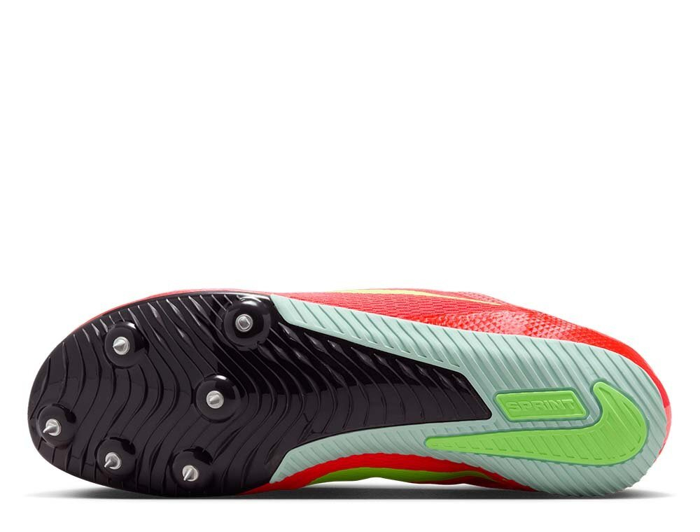 Шиповки беговые Nike Zoom Rival Sprint U Красный лайм