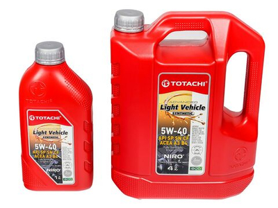 TOTACHI NIRO LV SN CF 5W40 Масло моторное синт. 4+1 АКЦИЯ