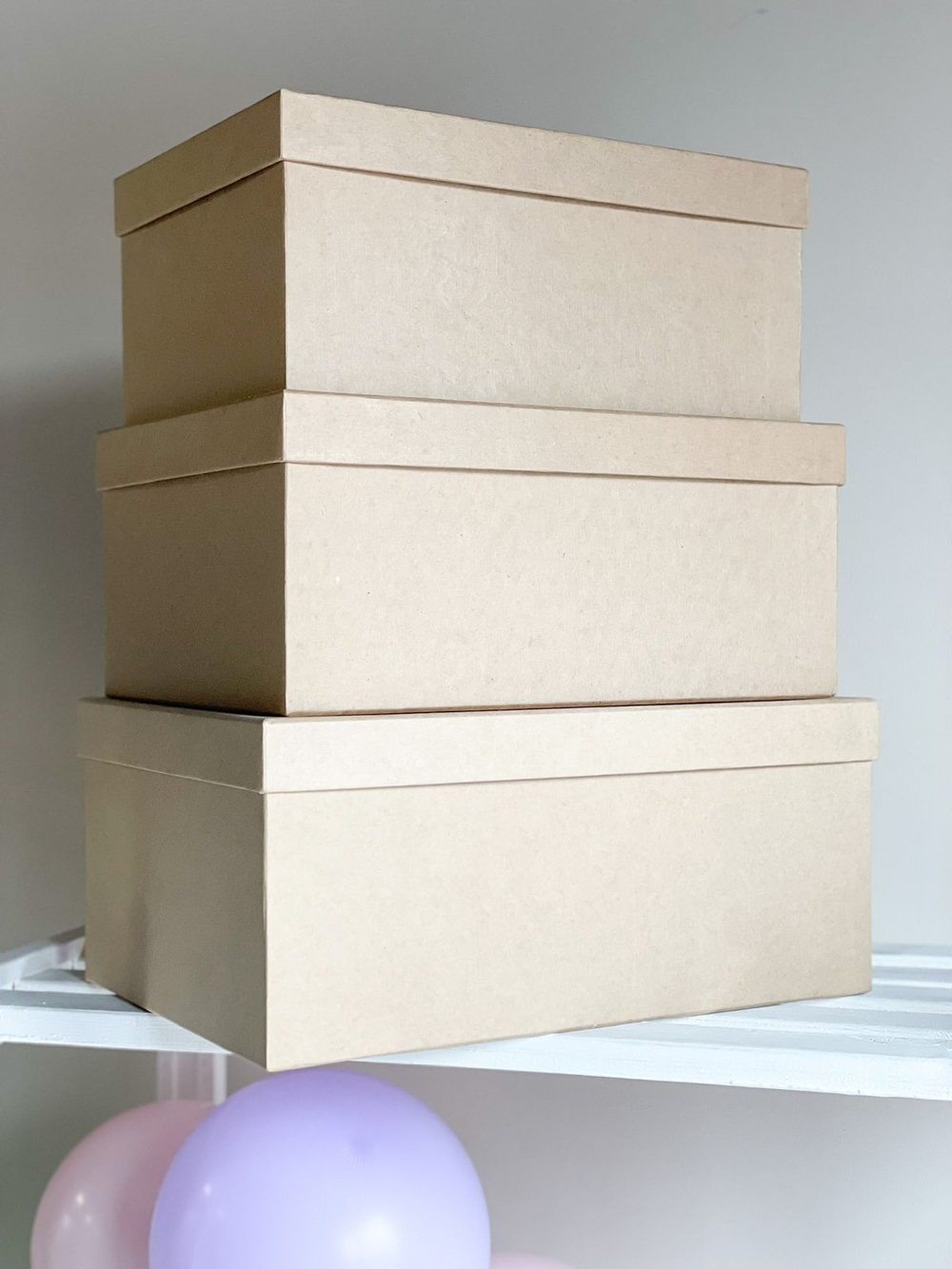 Коробка 6 "Крафт" 19х22,5х13 см