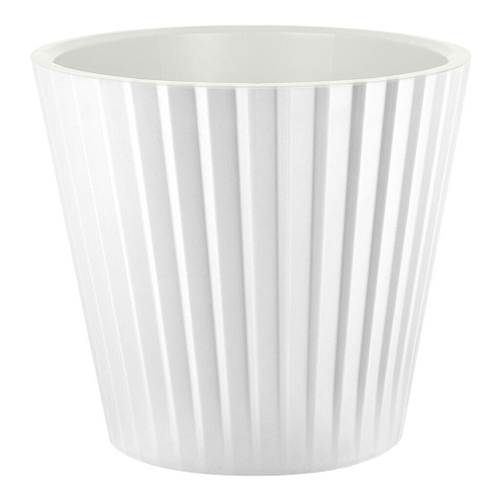 ГОРШОК ДЛЯ ЦВЕТОВ INGREEN SAND D280ММ 10,5Л БЕЛЫЙ