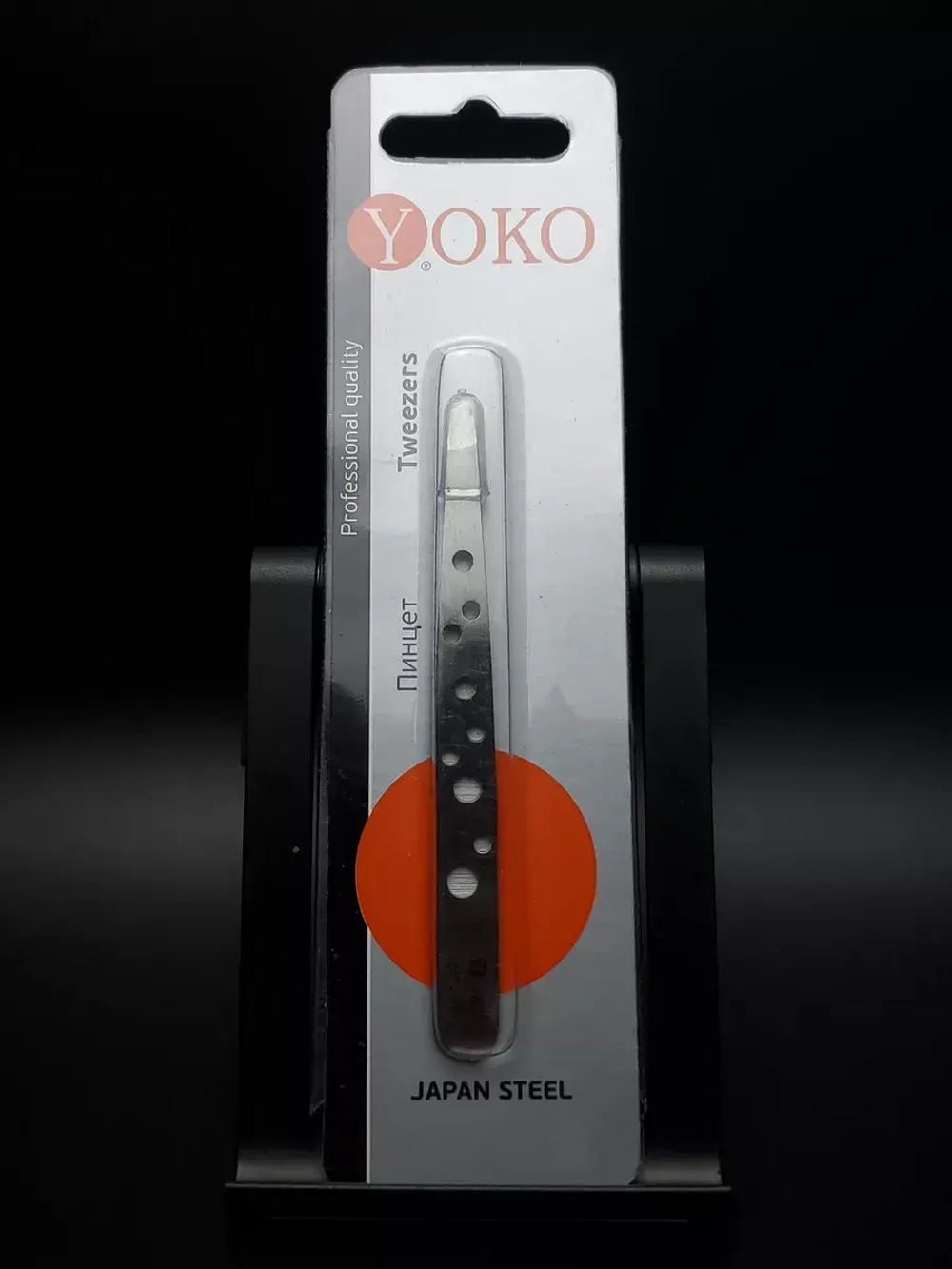 Yoko. Пинцет  скошенный. Матовый 95 мм. Артикул Y SP 009