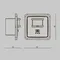 Инфракрасный датчик 800Вт Lighting control si-02