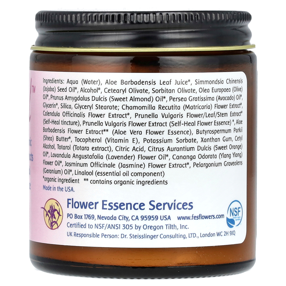 Flower Essence Services, Заживляющий крем, 4 жидких унции (118 мл)