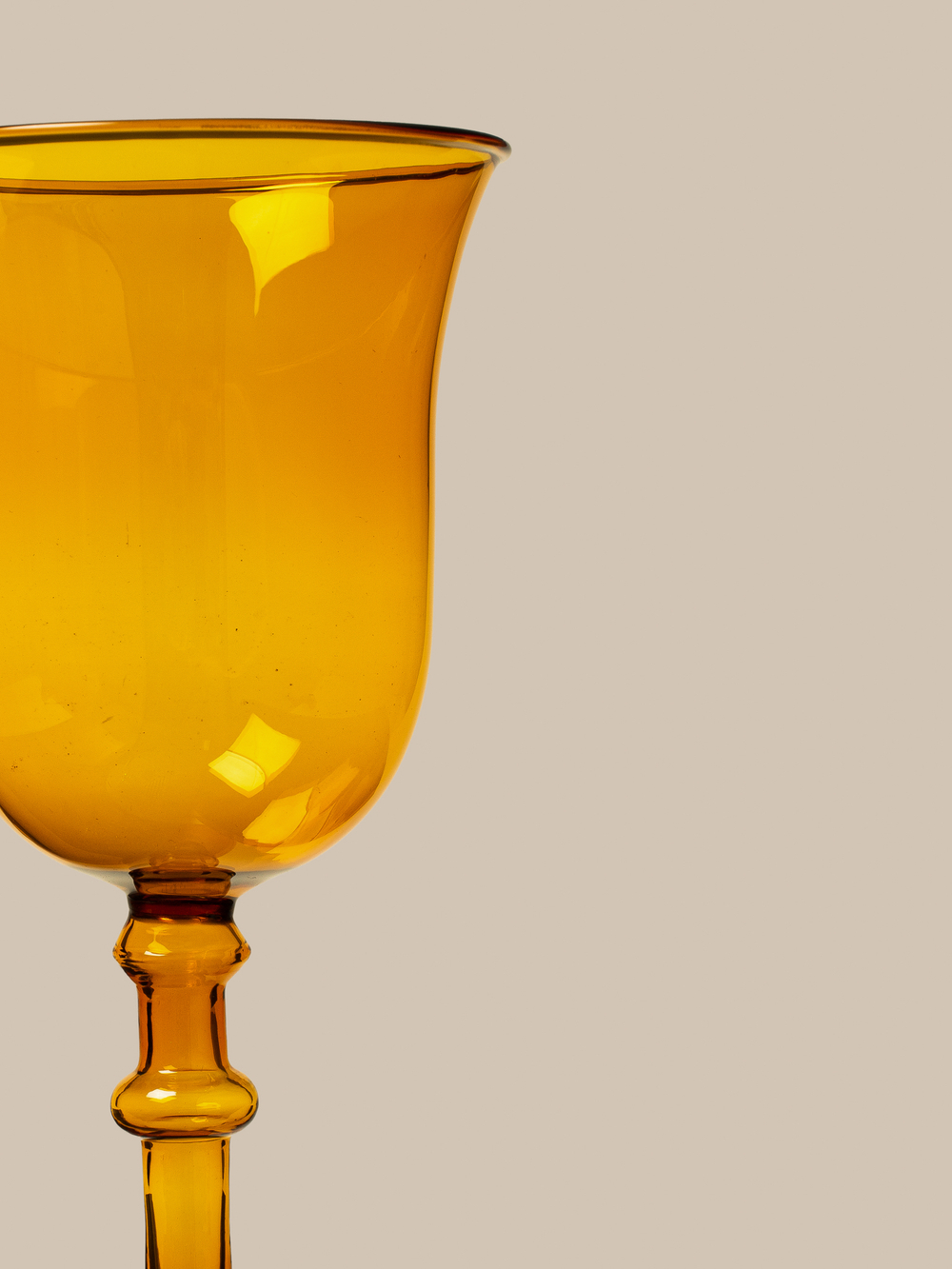 Бокал охра Marmi
