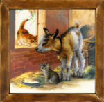 Наименование:"Козленок и котята"¶Артикул:№0053 РТ¶Каталог: 29¶Нитки: шерсть/акрил Safil¶Цветов: 26¶И