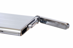 Зажигалка Caseti, турбо, супертонкая, хром CA453-4