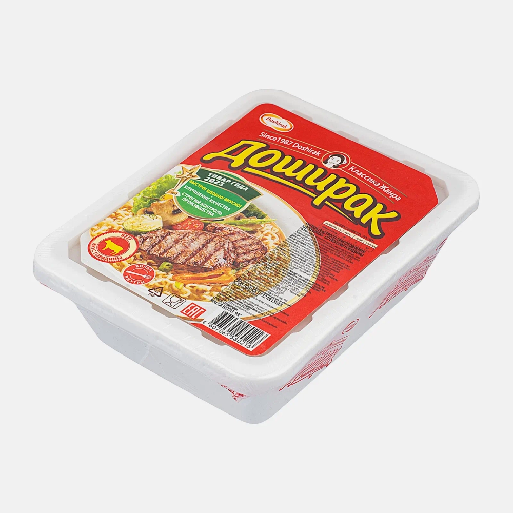Лапша Доширак со вкусом говядины 90г