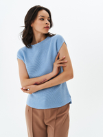 Джемпер "капля" голубой