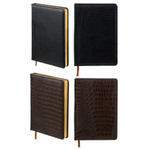 Ежедневник Basir, формат А5, материал-кожезаменитель, чёрный и коричневый цвета, 192 листа, размер 15*21 см