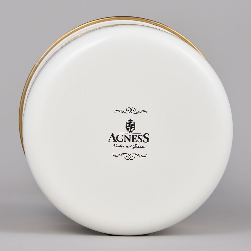 БАНКА ДЛЯ СЫПУЧИХ ПРОДУКТОВ AGNESS, СЕРИЯ IRISES, 12 Х 9СМ / 1,0Л