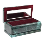 Ларец из змеевика с бархатом иллюстрацией "Хозяйка медной горы" 145*70*60мм (13107805аж)