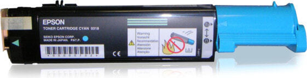 Картридж тонерный голубой 1 шт Epson AL-CX21N/NF C13S050318