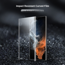 Защитная пленка 2шт. для экрана на Samsung Galaxy S22 Ultra от Nillkin, серия Impact Resistant Curved Film