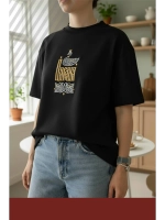 Футболка с вышивкой Царевна на черном