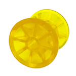 Ролик носовой L=74 мм,D=73/50/14.5 мм PVC желтый KNOTT