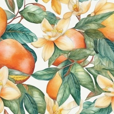 Плоды и цветы манго