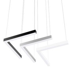 Светильник потолочный Г-образный 120вт 800x400x80мм