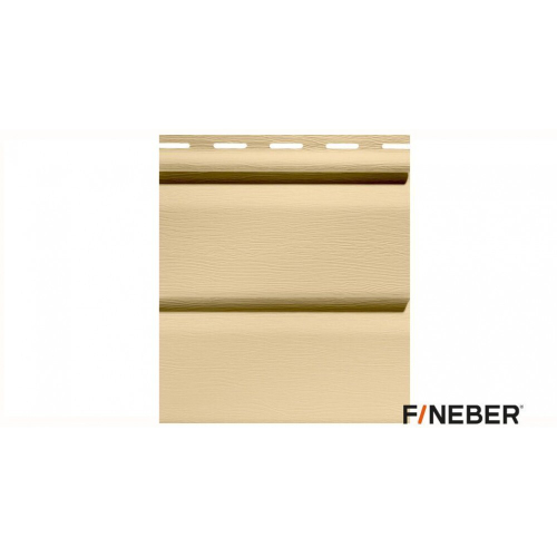 Сайдинг виниловый FineBer Дачный Корабельный брус Овёс 3050х205мм