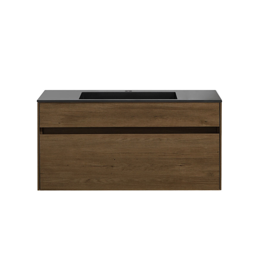 Тумба под раковину Vincea Chiara 1000 подвесная, 1 выкатной ящик soft-close, T.Oak