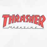 Футболка Thrasher Outlined (white/red)