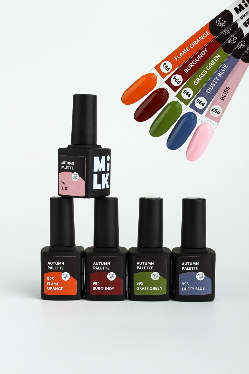 Гель-лак Milk Autumn Palette 993 Flame Orange, 9мл