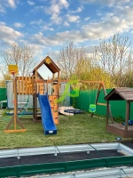 Детская площадка Панда Фани с балконом мод.1