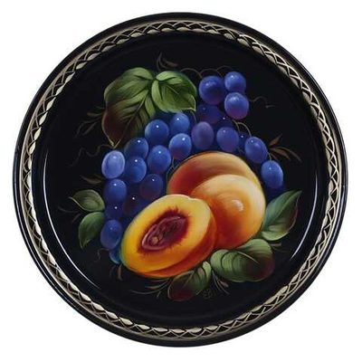Zhostovo metal tray A5D180526397