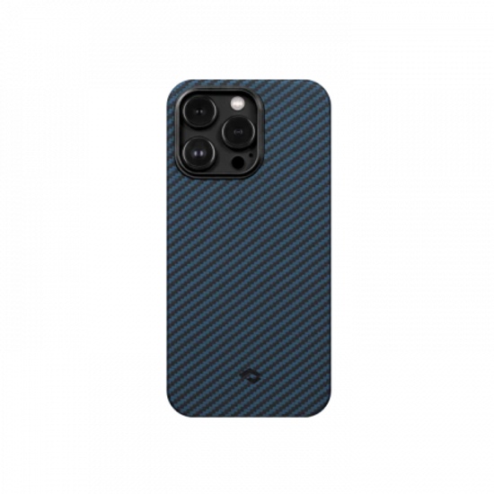 Чехол Pitaka MagEZ Case 3 для iPhone 14 Pro (6.1"), черно-синий, кевлар (арамид)