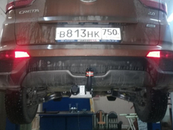 Фаркоп AvtoS HY 29 для Hyundai Creta 2016- (паспорт и сертификат в комплекте)(без электрики)
