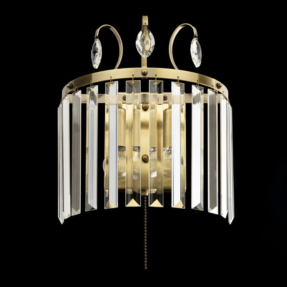 Citilux Инга CL335323 Бра хрустальное с выключателем Бронза