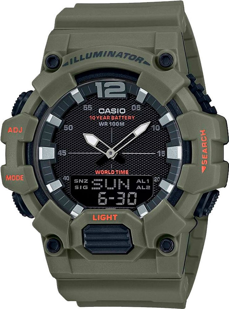 Японские наручные часы Casio Collection HDC-700-3A2VEF с хронографом