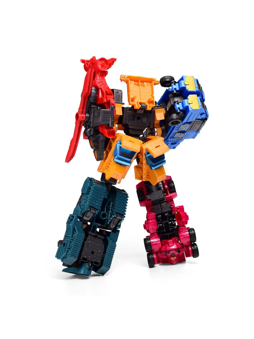 Робот-трансформер 5 в 1 Храбрый воин для мальчиков