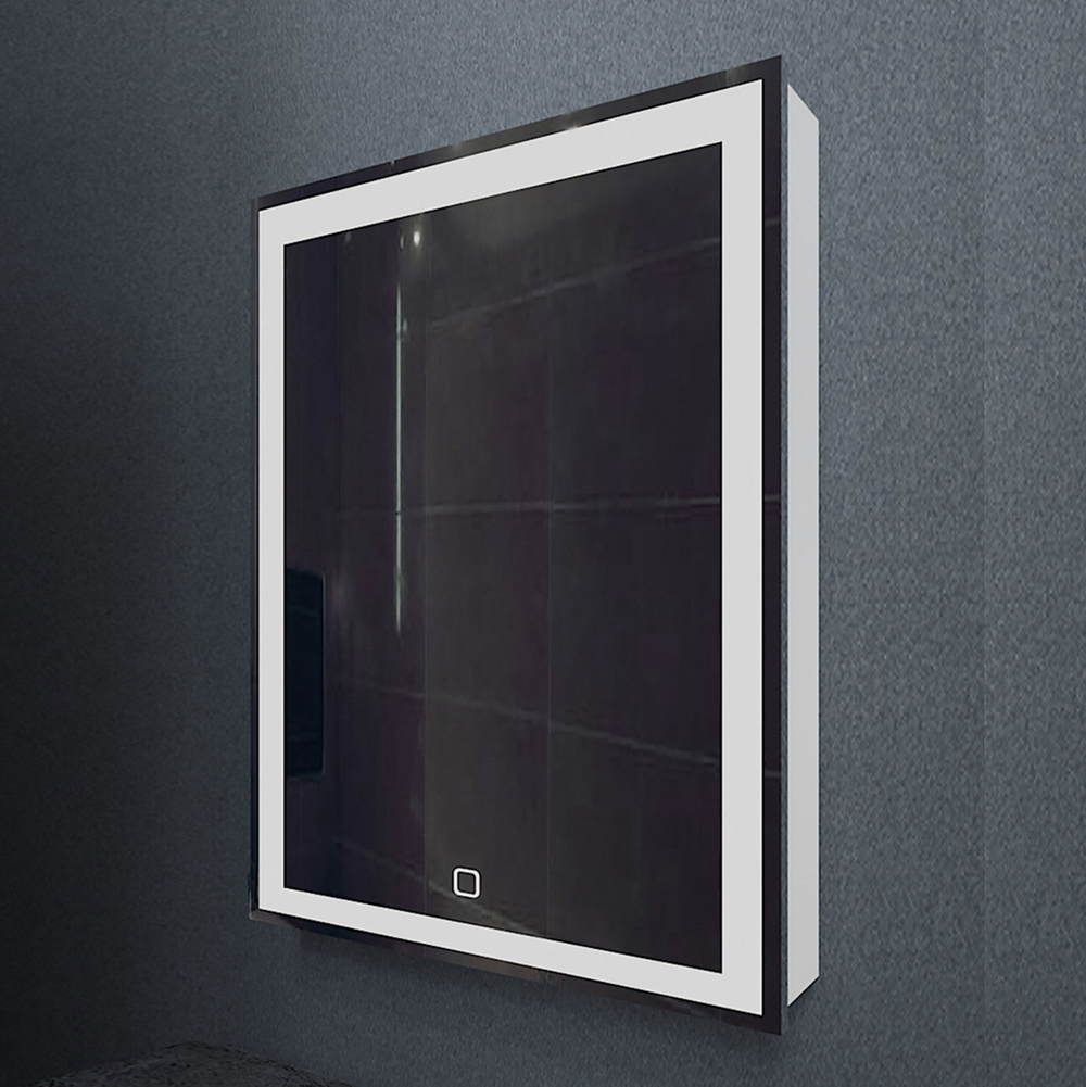 Зеркальный шкаф MIXLINE "Минио" 600*800 (ШВ) левый,сенсорный выкл, светодиодная подсветка