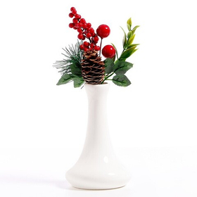 Ветка декоративная новогодняя ассорти, 20×10×5 см