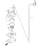 Крыльчатка помпы для лодочных моторов Suzuki DF2.5