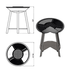 Чугунный Fantastic Grill Везувий Ø 700 Престиж