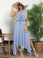 Платье Росарио (бело-голубое) П15699-39М LT Collection