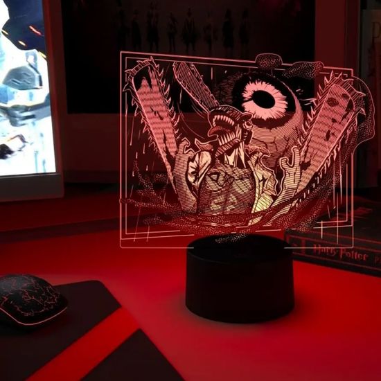 3D лампа Дэндзи Человек-бензопила