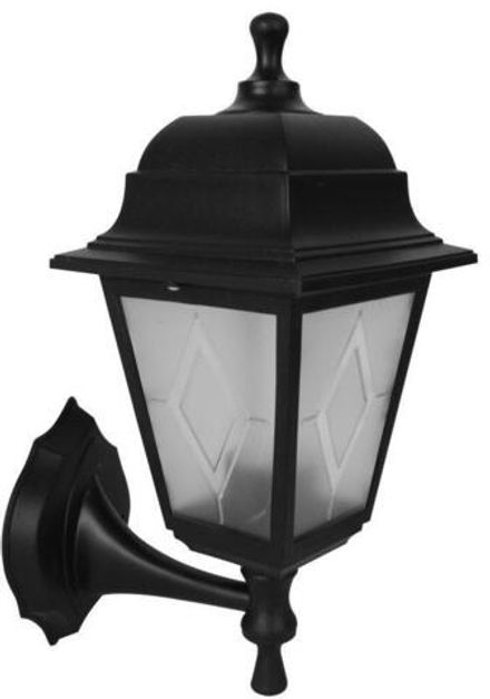 Светильник садово-парковый PP4201/02 C02 НБУ 04-60-001 У1 "Леда" 4-гран. пласт. +пласт. черн. Camelion 13830