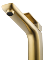 Смеситель для раковины высокий WONZON & WOGHAND EDGE, Брашированное золото (WW-88239003-BG)