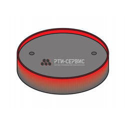 Резиновая накладка (РТИ-СЕРВИС 1014К) для подъемников "Nussbaum", кордированная