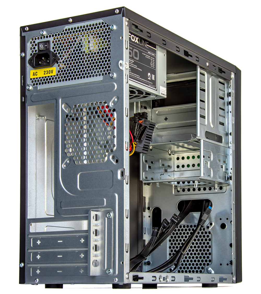 Корпус mATX Foxline FL-628-FZ450R-U32