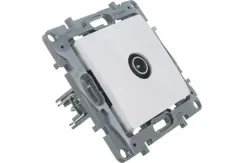 Розетка TV Legrand Etika проходная белая 25655