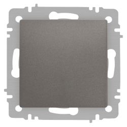 Переключатель Intro Accent 6-108-09 перекрёстный 10А-250В IP20 СУ AL/CU титан | Intro