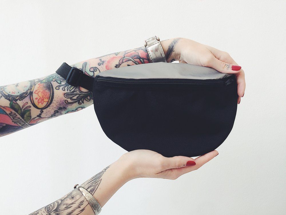 Сумка Поясная Сигнальная Светоотражающий верх