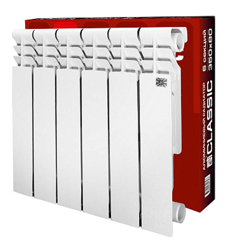 Радиатор алюминиевый AL STI 350/80 10сек.